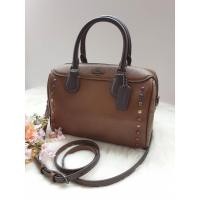 ราคา COACH F31378 MINI BENNETT SATCHEL WITH RAINBOW RIVETS/Saddle 2 (1446261112)