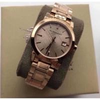 ราคา Burberry นาฬิกาข้อมือ Check Pattern Brown Dial Rose Gold รุ่น BU9005 (14150761455)