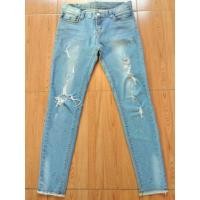 ราคา กางเกงยีนส์เกาหลี มือสอง sz.28-29 Aura เอวต่ำ (1631749443)