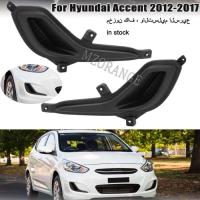 ราคา Fog Light Cover for Hyundai Accent Solaris SE Sport 2012-2015 2016 2017 Foglights Frame Hole Protec (47256138892)