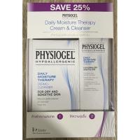 ราคา Physiogel Daily Moisture Therapy Cream75ml & Cleanser 150ml set (13408780438)