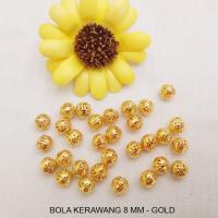 ราคา ลูกบอลลายฉลุ Rondel สีทอง 8 มม. 50 ชิ้น - สร้อยคอสร้อยข้อมือ Openwork (27087941199)