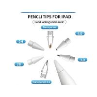 ราคา Tip Nib สําหรับ Apple Pencil Tip 1st 2nd Generation 1 2th Gen Pencil Replacement Tip 2H 2B 4.0 Nib โปร่งใส (48204731243)