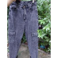 ราคา AG12 กางเกงยีนส์ คาร์โก้ ป้าย look trend ผ้าหนา ทรงสวย คุ้มค่ามาก (28307721191)