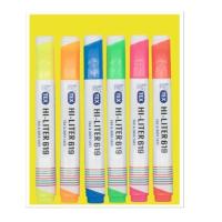 ราคา ปากกาเน้นข้อความ TEX HI-LINER 619 สีสะท้อนแสง (ราคาต่อ 1 ด้าม) (14433127150)