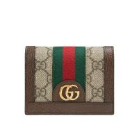 ราคา Gucci/ผู้หญิง/กระเป๋าสตางค์แฟชั่น/กระเป๋าสตางค์ใบสั้น/ของแท้ 100% (25536886339)