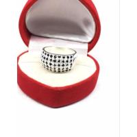 ราคา แหวนตัวเรือนเงินแท้92.5%นิลczไข่ปลา (24618686367)