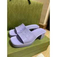 ราคา Gucci Rubber Slide sandal ส่งต่อของแท้ (48553397570)