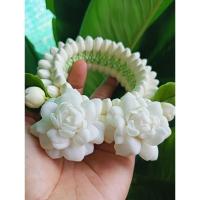 ราคา มาลัยครอบฐานพระมะลิทิชชู่+มะลิดินไทย(เฉพาะพวงมาลัย) (24064849804)