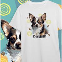 ราคา เสื้อยืด น้องหมาชิวาว่า เนื้อผ้าTK บางเบา ใส่สบาย สีสกรีนสด ไม่หด ไม่ย้วย (24530288394)