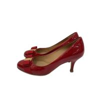 ราคา Salvatore Ferragamo Pumps -- RED Enamel dg7200700070 Direct from Japan Secondhand (50604434630)