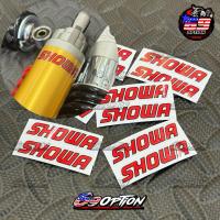 ราคา สติ๊กเกอร์ติดโช๊คหลัง SHOWA งานเหมือนแท้ทุกจุด 1คู่ ( SHOWAตัวเล็กแปะด้านหลัง ) (40360119924)