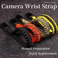 ราคา Umbrella Rope Hand-Woven Camera Quick Release Wrist Strap Canon Nikon Sony Fuji Micro Single Lanyard Quick Connector (23059809436)