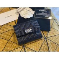 ราคา [Kept-Unused] CHANEL BOY TRIFOLD WALLET-BLACK CAVIAR SHW —— Holo29 ปี 2020 (23155682386)