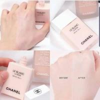 ราคา Chanel Le Blanc La Base Correcting Brightening Makeup Base SPF 40 # Peche 30ml. (22380881478)