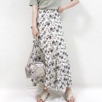 ราคา กระโปรงทรงเอยาวลายดอกแบรนด์Uniqloมือสอง (19591145416)
