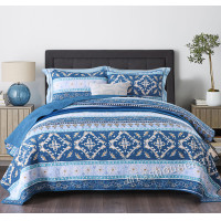 ราคา ผ้าคลุมเตียงวินเทจ ขนาด 7-8 ฟุต ผืนใหญ่ cotton100% ผ้าฝ้าย (9905440672)