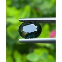 ราคา พลอย เขียวส่อง Green Sapphire 2.25 กะรัต (Cts.) ดิบ Unheated พลอยแท้ อัญมณีมงคลประจําวันเกิด (16691286946)