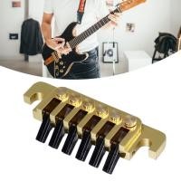 ราคา 6 String Bridge Stop Bar กีตาร์ Tailpiece เสถียรภาพ Timbre ที่ดีสำหรับเครื่องสาย (48253936749)