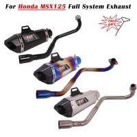 ราคา For Honda GROM MSX125 MSX 125 MSX 125 2013 15 16 17 18 19 20 2021 Motorcycle Exhaust Escape System (53804968893)