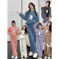 ราคา ชุดนอนขนนุ่มผ้านาโนปักอกเสื้อ (22387013597)