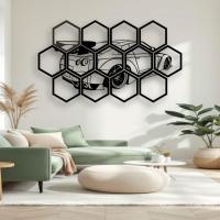 ราคา โมเดิร์นหกเหลี่ยมรถสปอร์ตตกแต่งผนังตกแต่งบ้านมินิมอล Wall Art หกเหลี่ยม JDM ความงามตกแต่งผนังห้องนั่งเล่นและห้องนอน (49551328009)