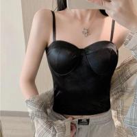 ราคา เสื้อสายเดี่ยวเกาะอก เสื้อครอป ผ้าซาตินงานหรู มีฟองน้ำ หลังสม็อค สินค้าส่งจากไทย ส่งไว D3317 (19476267415)