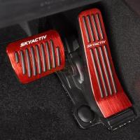 ราคา For Mazda CX-50 Car Fuel Brake Pedal Accelerator Gas Pad Cover Protector Trim (47752346312)