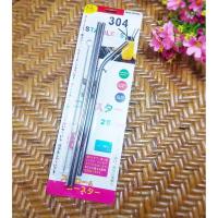 ราคา หลอดสแตนเลส 3 ชิ้น พร้อมแปรงล้างหลอด (2807578619)