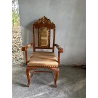 ราคา เก้าอี้หลุยส์ เบาะหนังสีทอง เก้าอี้แกะสลัก ไม้สักทอง เก้าอี้ประธาน เก้าอี้รับรอง เก้าอี้ รับแขก (26484111492)