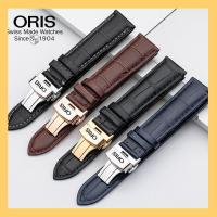 ราคา สายนาฬิกาข้อมือ Oris สายหนังวัวแท้ หัวเข็มขัดคู่ 20 มม. สําหรับผู้ชาย และผู้หญิง 0310 (23072634942)