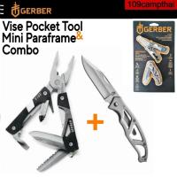 ราคา เครืองมืออ้นกประสงค์ GERBER แท้ ชุด Vise Pocket Tool & Mini Paraframe Combo ชุดสุดคุ้ม มีดกับคีมอเนกประสงค์ (44423959149)