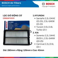 ราคา BOSCH กรองอากาศ A3020 กรองอากาศเครื่องยนต์รถยนต์สําหรับ KIA HYUNDAI (57454361833)
