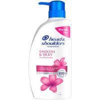 ราคา LeeMart แชมพู เฮดแอนด์ไชเดอร์ Head&Shoulders 370ML ยาสระผม Heads & Shoulder สูตร สมูท แอนด์ ซิลกี้ สีชมพู ขนาด 370 มล. (18966768144)