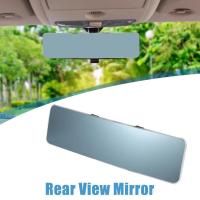 ราคา Uxcell Rear View Mirror 30 x 8cm Wide Angle Panoramic Mirror Large Rear View Mirror for Cars Boats (52052363878)
