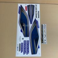 ราคา สติ๊กเกอร์ แต่งรถ DREAm super Cub สีน้ำเงิน พร้อมตัวนูน Honda (28004573424)