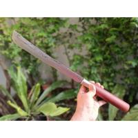 ราคา มาเชเต้ มีดลาบ มีดปลายหว้าย Machete มีดเดินป่า พร้า สปาต้า พร้าโต้ มีดแคมป์ ใบ 14” เหล็กตะไบ ตีร้อน ด้ามไม้ประดู่ คอเลส (24561096878)