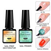 ราคา FOUR LILY Nail Primer และ Nail Prep Dehydrator Nail Art UV Gel อุปกรณ์ทําเล็บ (54801434707)