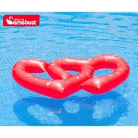 ราคา พร้อมส่ง(AM-45) แพเป่าลมลอยน้ำในสระ แพยางเป่าลมเล่นน้ำ ห่วงยาง รูปหัวใจคู่ ขนาด 170x110 cm (19918006260)
