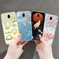 ราคา สําหรับ Samsung Galaxy J7 J7 Pro J7 Prime ภาพวาดสีน้ํามันดอกไม้ Moon กันกระแทก Anti-drop ทนทานกรณีสําหรับ Samsung J7 Prime J7Pro ซิลิโคน Capa ฝาครอบโทรศัพท์ (45952654371)