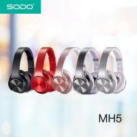 ราคา SODO MH5 Bluetooth Wireless Speaker Headphone หูฟังบลูทูธแบบครอบใบหู (6747097717)