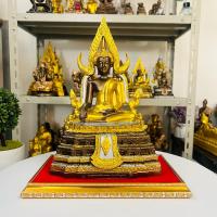 ราคา พระพุทธชินราช แต่งสีทองสามกษัตริย์ หน้าตัก 5 นิ้ว ฐาน 7 นิ้วสูง 12 นิ้ว แถมฟรีฐานรององค์พระ (27615019421)