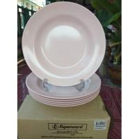 ราคา ซุปเปอร์แวร์ จาน9" (โอโรส) 6ใบ ซุปเปอร์แวร์เกรดA (1429235597)