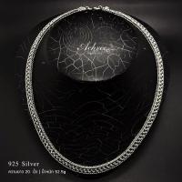ราคา สร้อยคอเงินแท้ 92.5% งานรมดำ สร้อยคอลายบาหลี (3852057059)