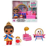 ราคา L.O.L Surprise House Beauty Booth Playset with Her Majesty ของเล่นตุ๊กตาแอลโอแอล เซอร์ไพรส์ LL583776 (20030328301)