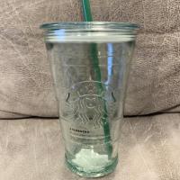 ราคา Starbucks Tumbler Recycled Glass Cold To Go Cup 16oz (Maid In Spain) (3196906075)