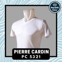 ราคา PIERRE CARDIN เสื้อยืดผู้ชาย PC 5321 | ขาวขาว | คอวี | คอนเทนติส 1 | ผ้าฝ้ายเนื้อนุ่ม 100% (44901576494)