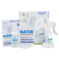 ราคา ที่ปั๊มนมคันโยกยี่ห้อเนเจอร์ แถมฟรีถุงเก็บน้ำนม10ถุง +แผ่นซับน้ำนม 2 ชิ้น (965365996)