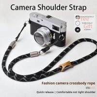 ราคา Camera Neck Shoulder Strap Belt for DSLR Camera for Sony Nikon Canon Fuji Pentax Panasonic Olympus Bright Color Round Ro (28919530931)