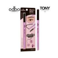 ราคา ODBO BASIC SLIM BROW PENCIL โอดีบีโอ เบสิค สลิม บราวเพนซิล พร้อมแปรงปัดขนคิ้ว หัวสลิม 1.5mm OD7021 (26434479253)